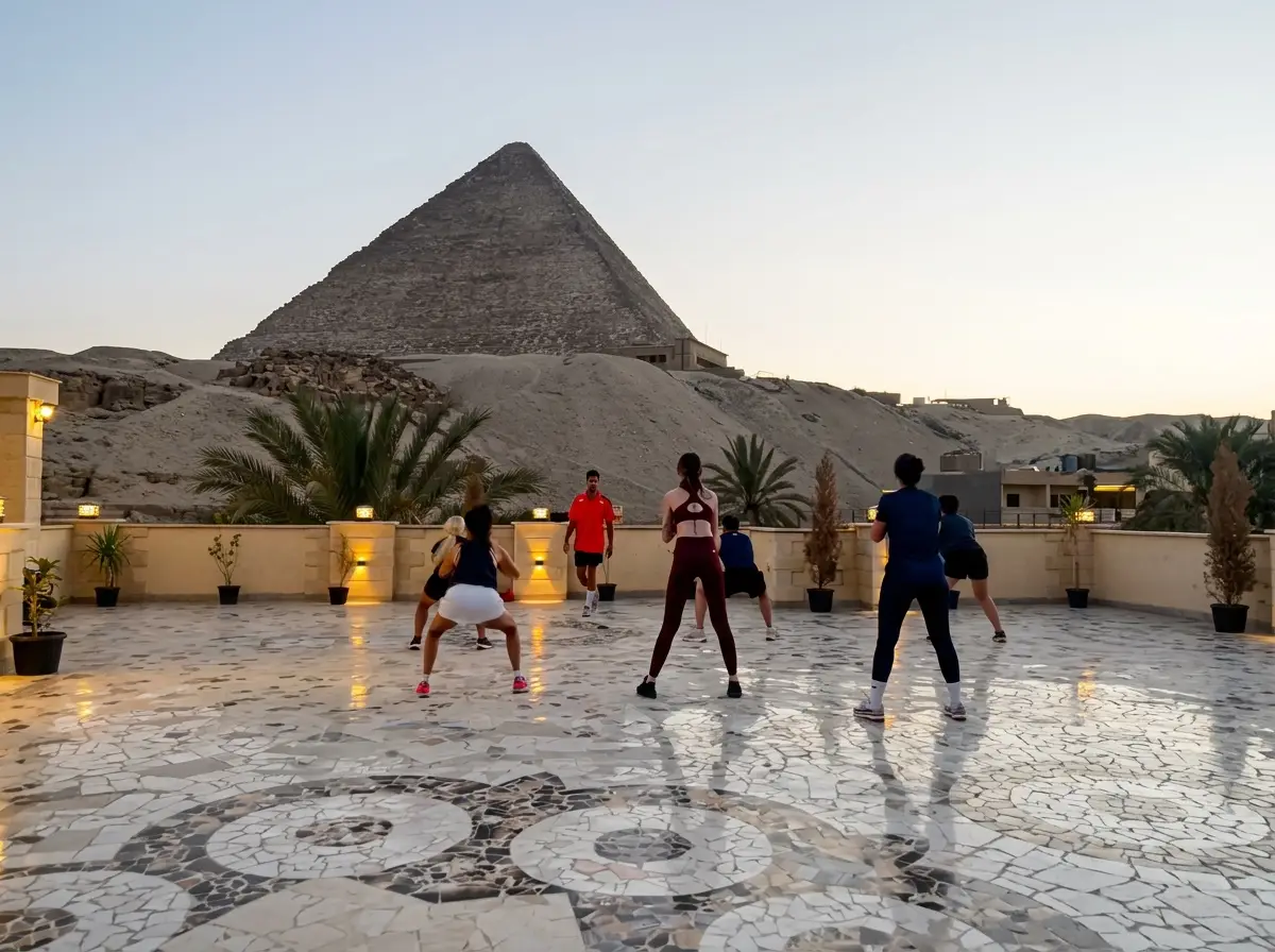 S’entraîner chaque jour dans l’un des décors les plus mythiques du monde