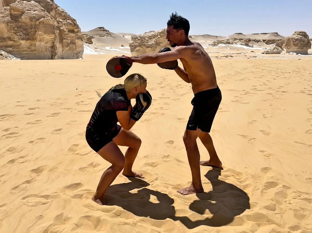 Le désert impose son rythme