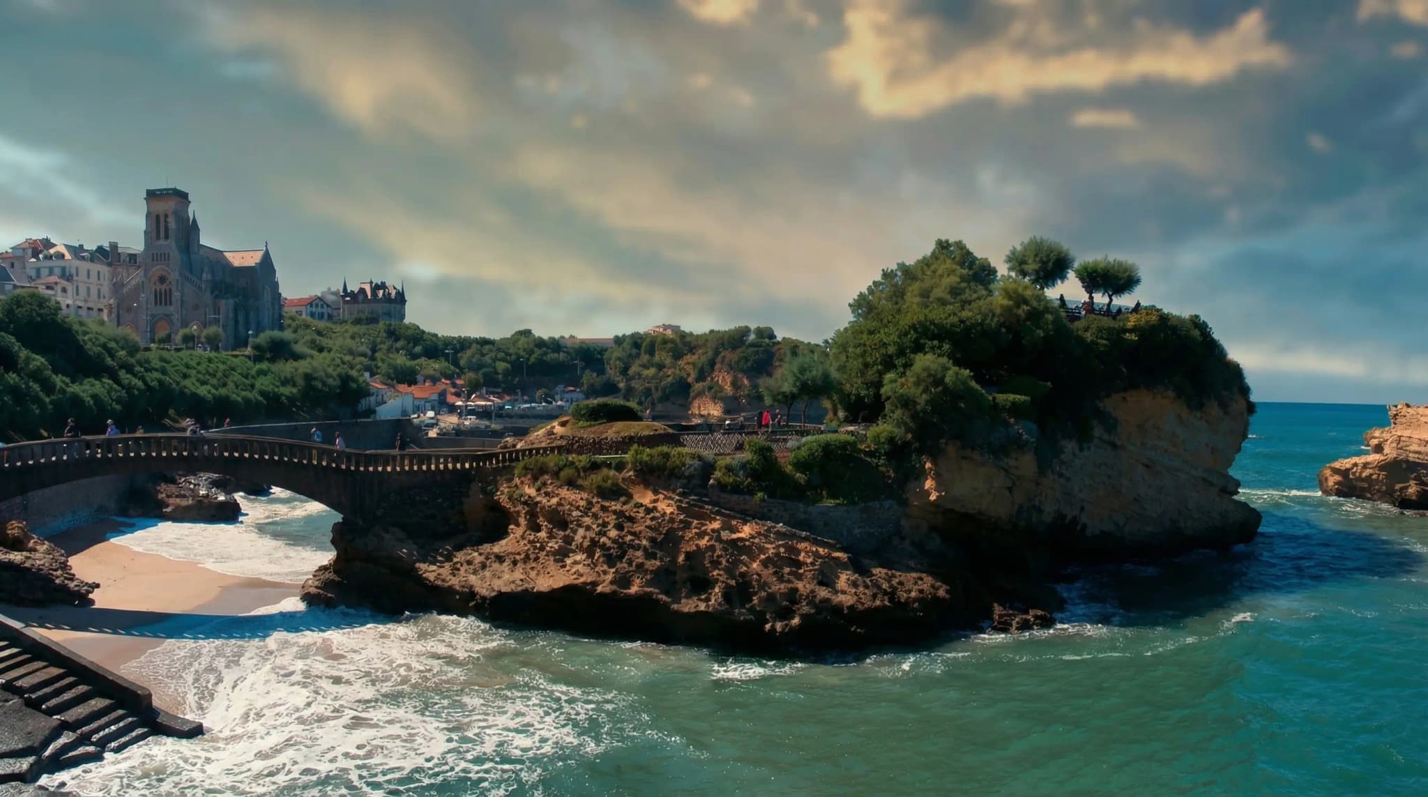 S'entraîner deux fois par jour dans l'une des villes les plus emblématiques de la côte atlantique