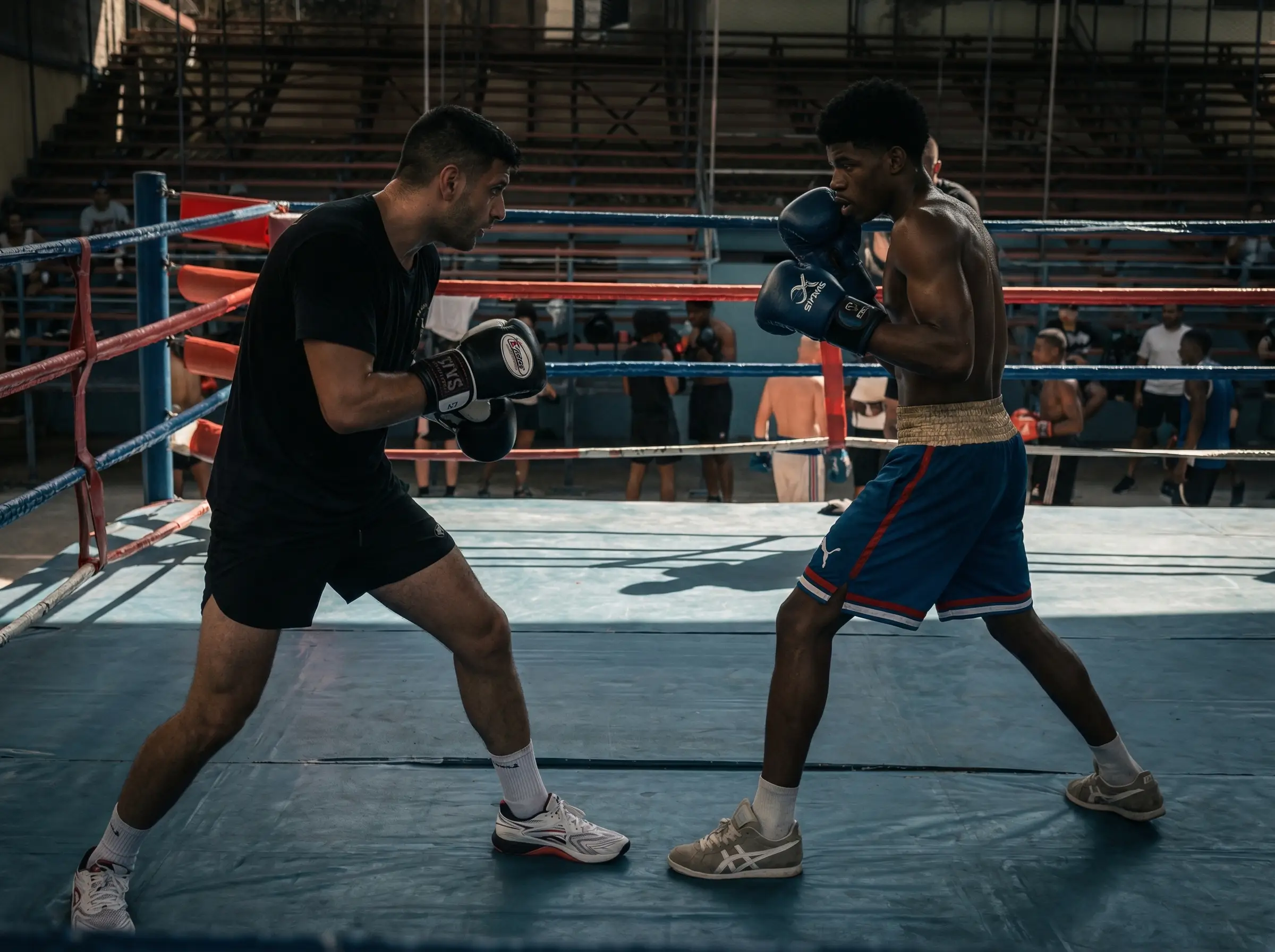 Sparring Matin à Rafael Trejo