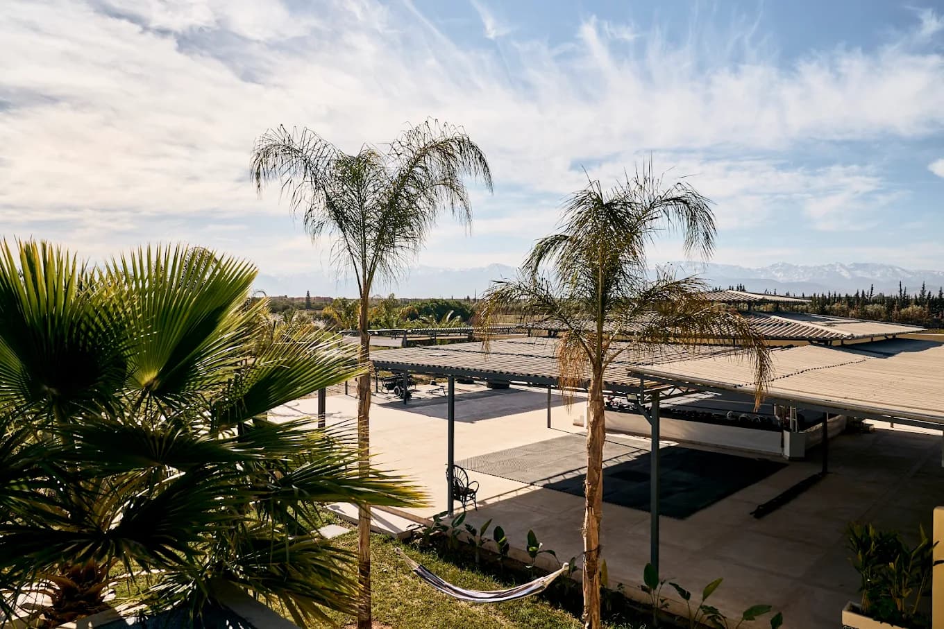 Un cadre exceptionnel avec l’Atlas en toile de fond à chaque séance