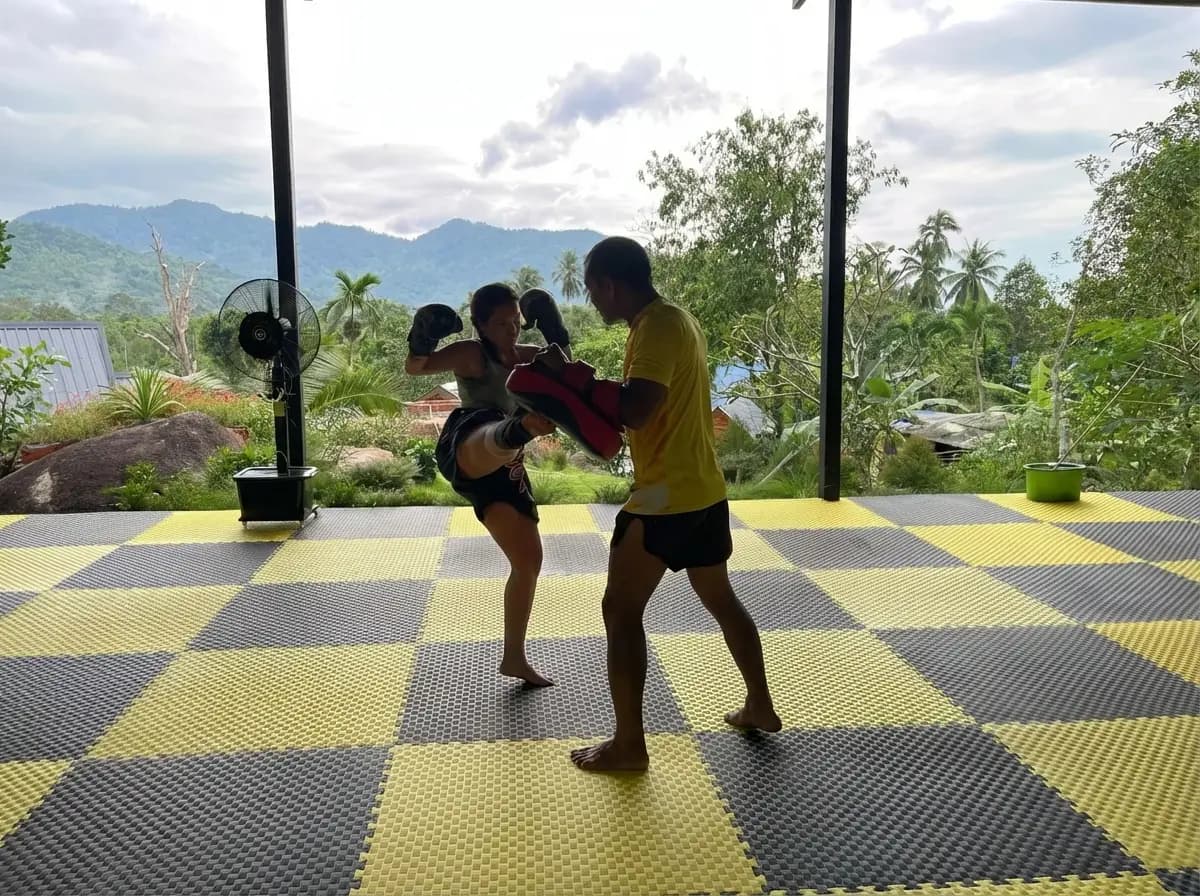Première session Muay Thai