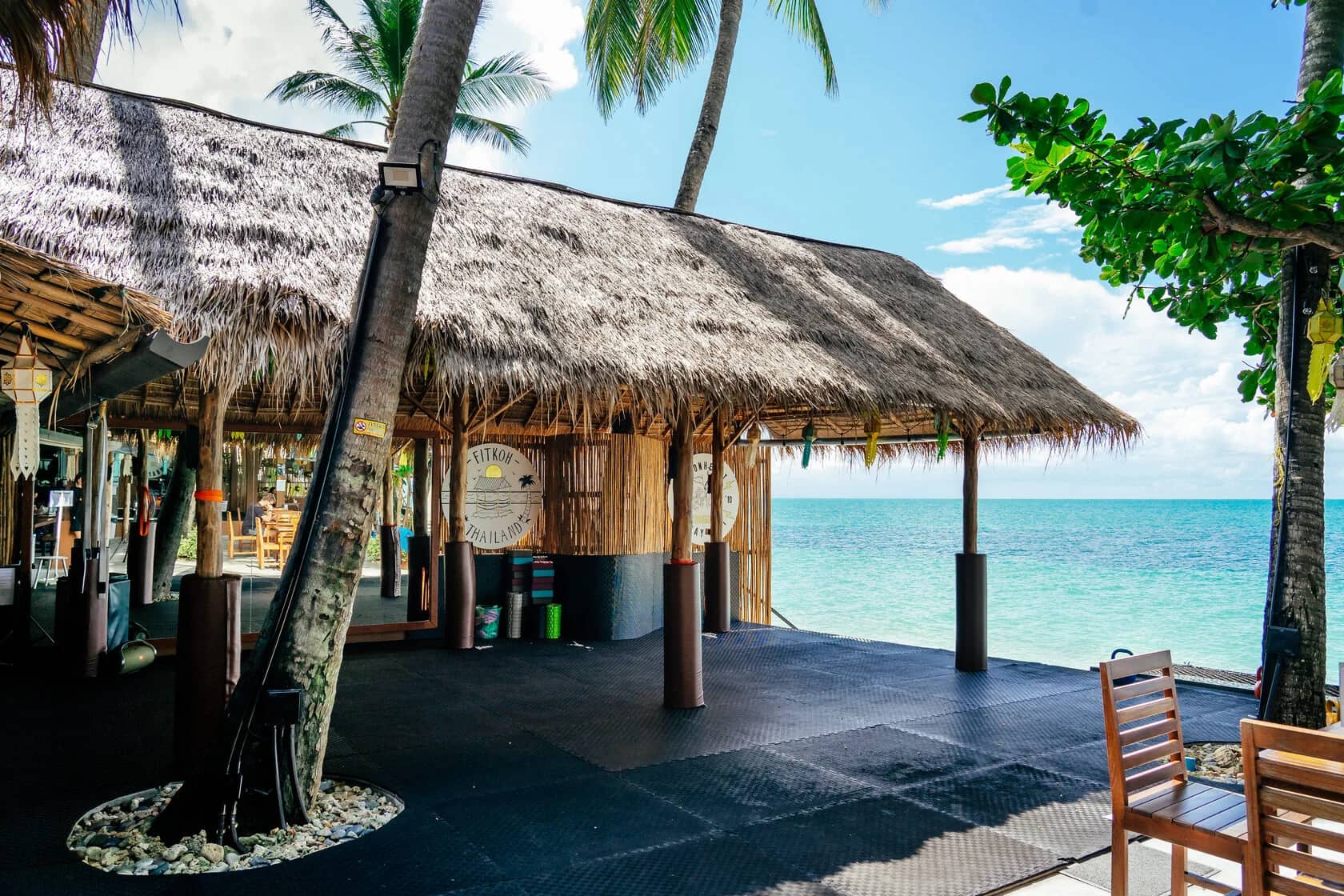 Fitness en plein paradis tropical