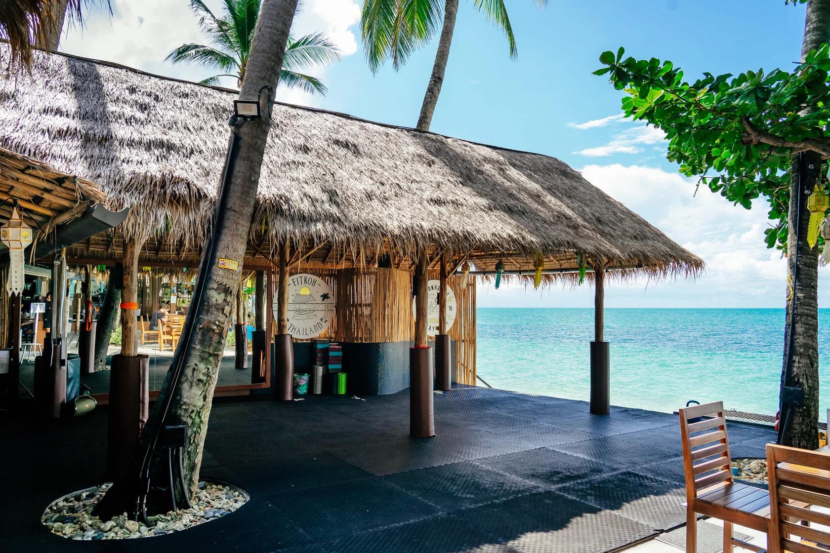 Fitness en plein paradis tropical