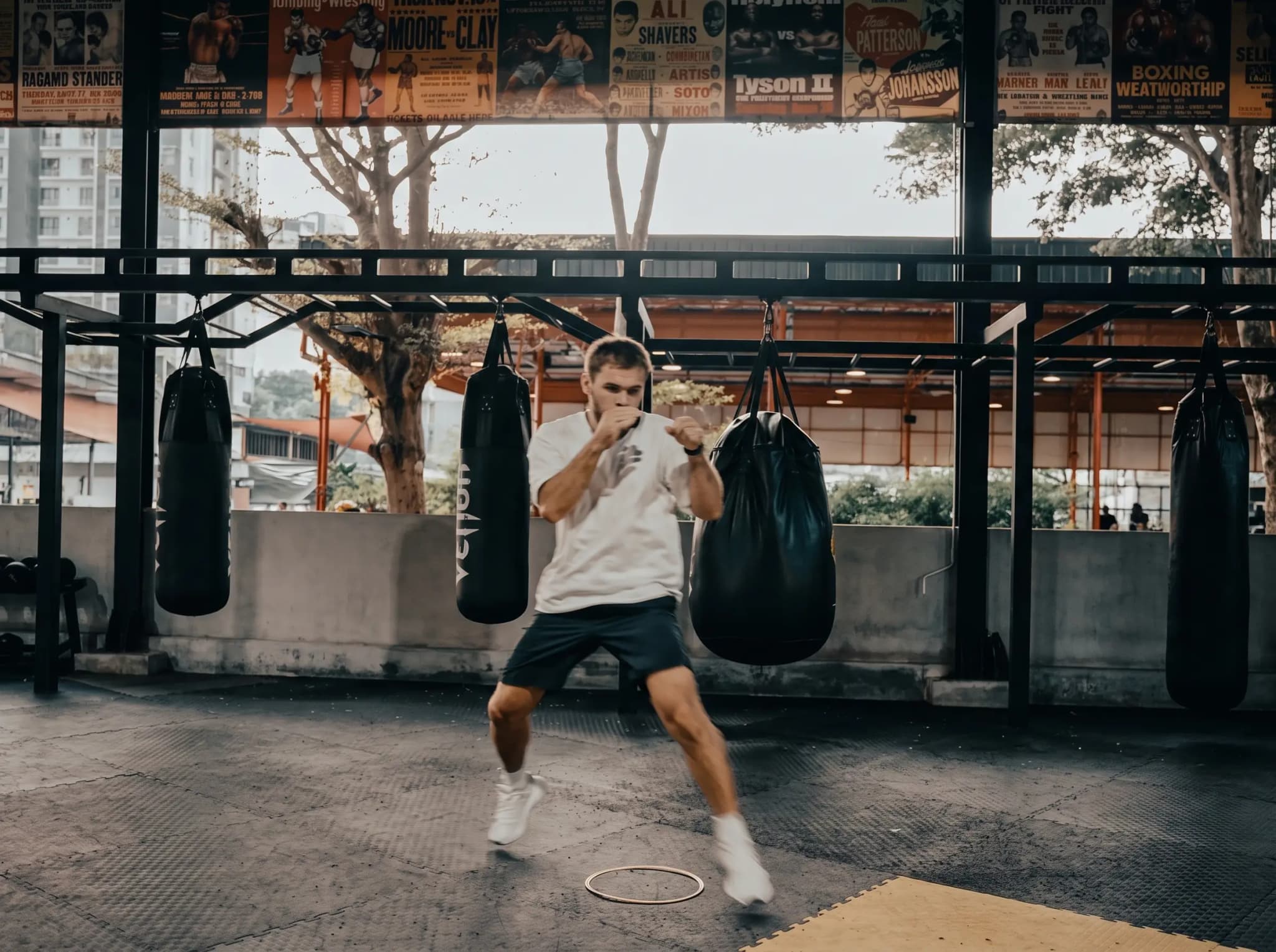 Boxe anglaise sur Fitness Street