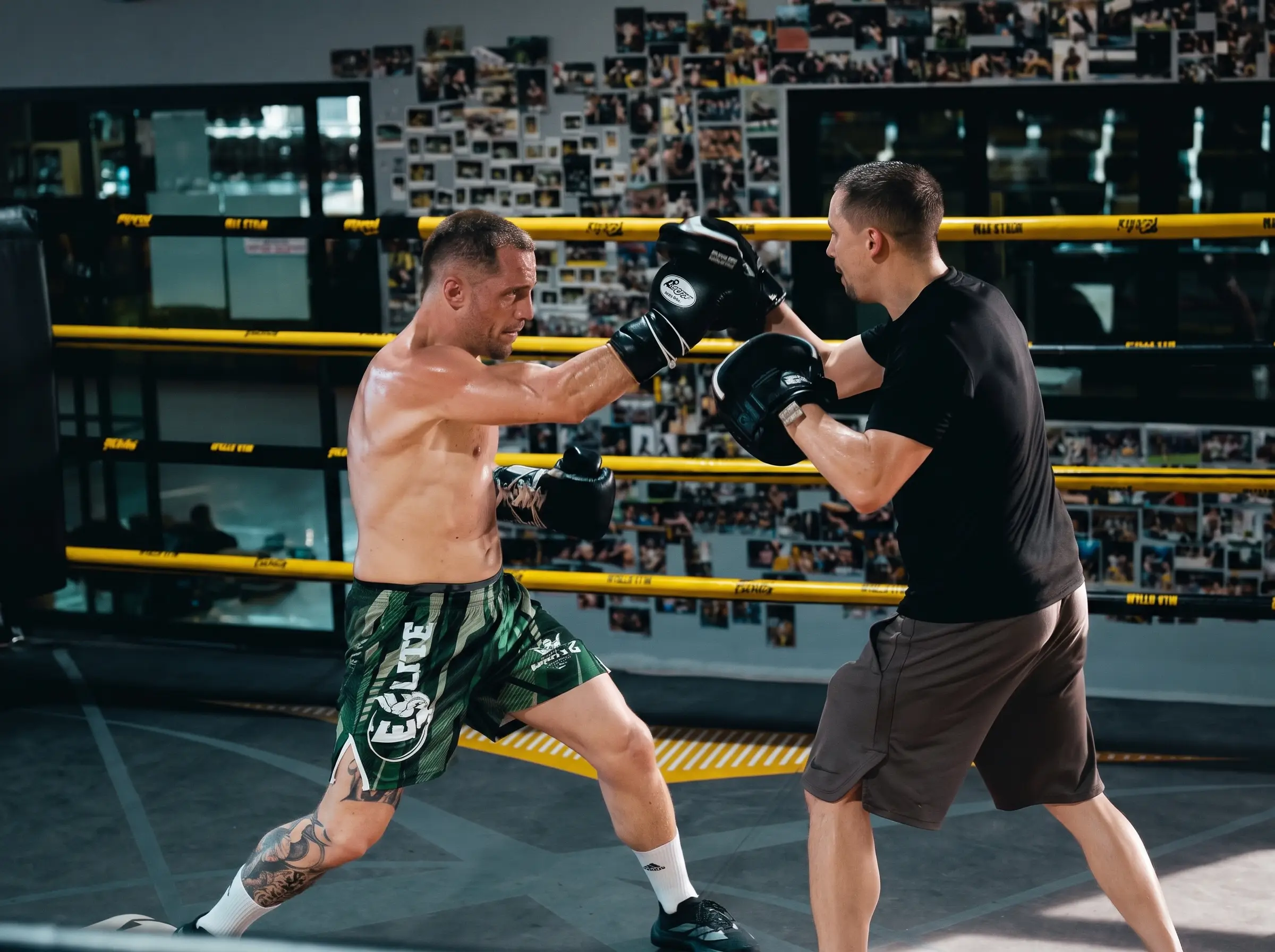 Sparring et exercices techniques