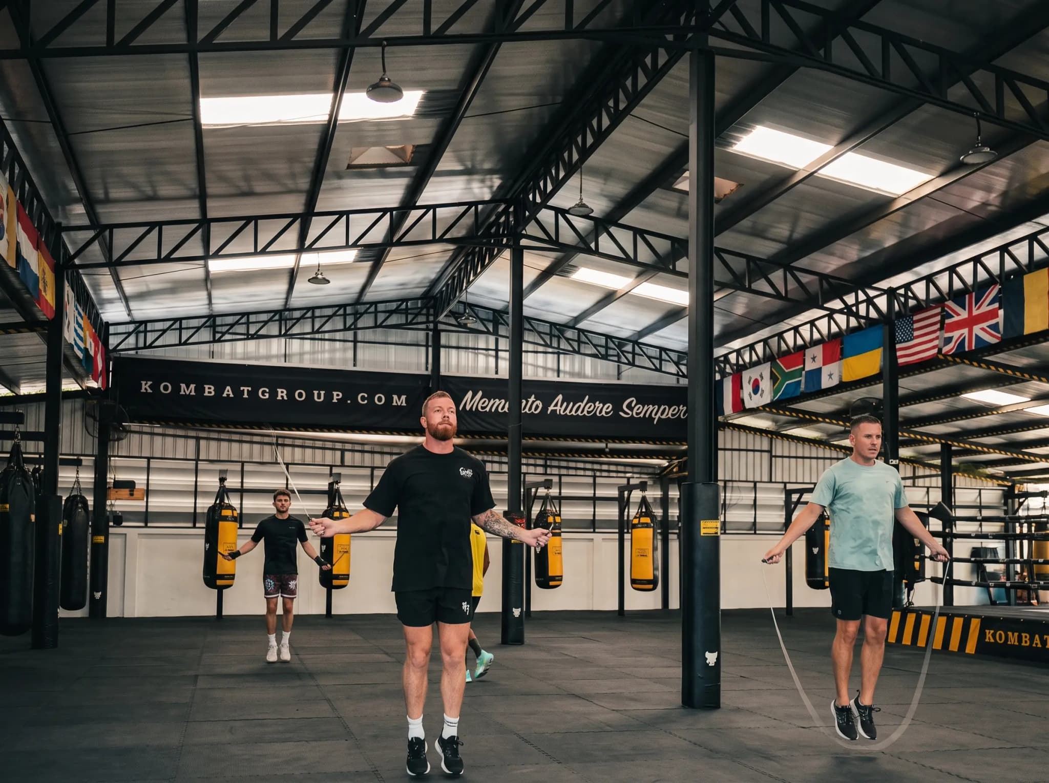 Première journée de boxe